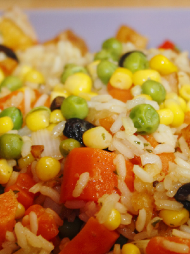 Receita de Arroz Temperado caseiro