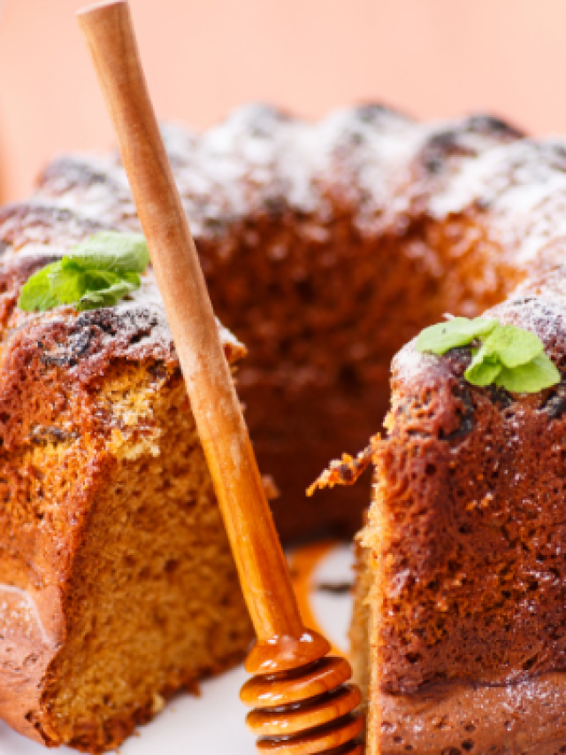 Receita de Bolo de Mel com Lavanda. Opção caseira que acolhe