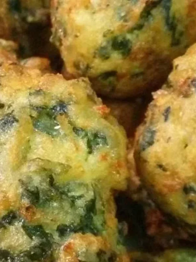 Receita de Bolinho de Espinafre com Requeijão. Quando faço isso não sobra nada!