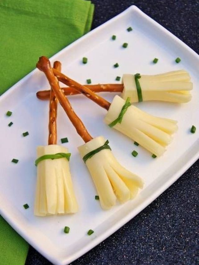 Receita de Vassouras de Bruxa, um petisco diferente para provar em seu Halloween