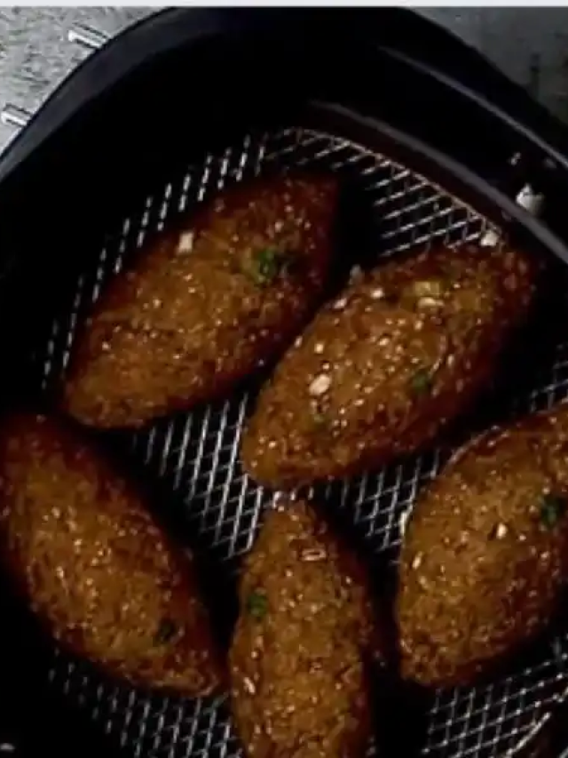 Receita de Quibe na AirFryer rápida para ser servida como petisco ou lanche para a família