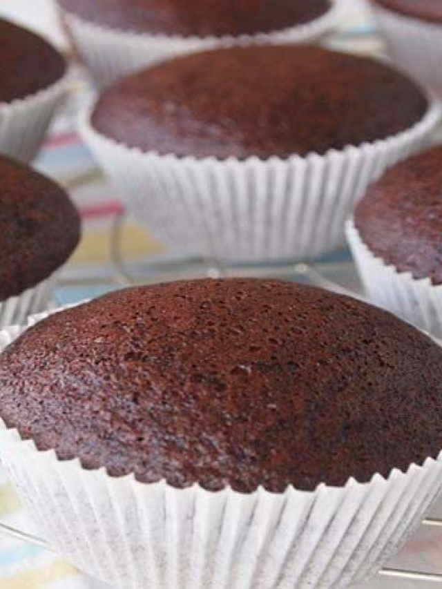 Receita de Cupcake de Chocolate. Um bolinho para aquecer seu coração!