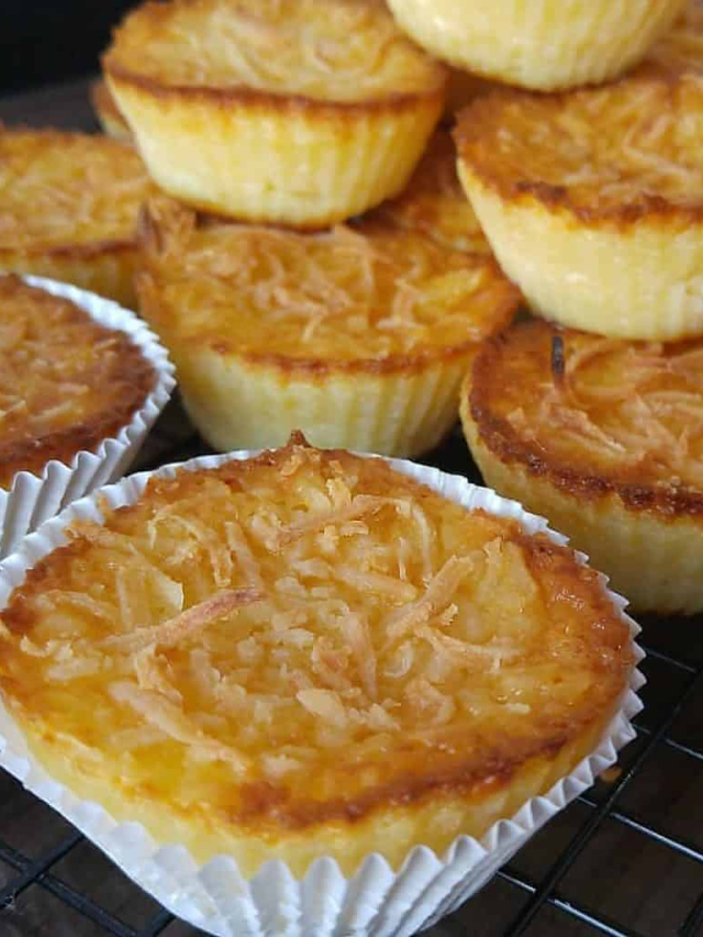 Receita de Queijadinha Cremosa com casquinha crocante para servir sempre que quiser