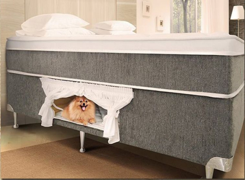 cama box com espaço para animal de estimação cama box com espaço para animal de estimação