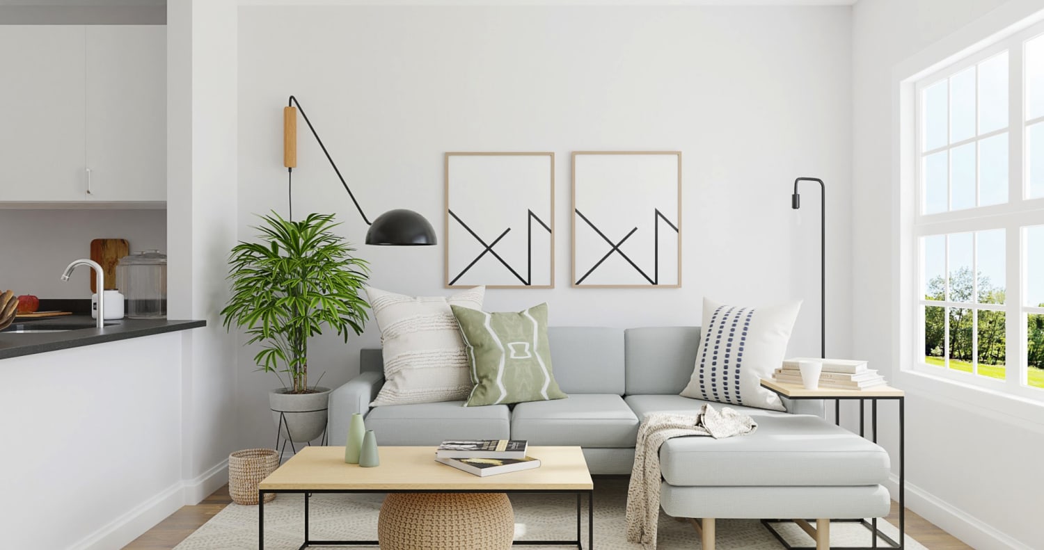 sala de estar minimalista